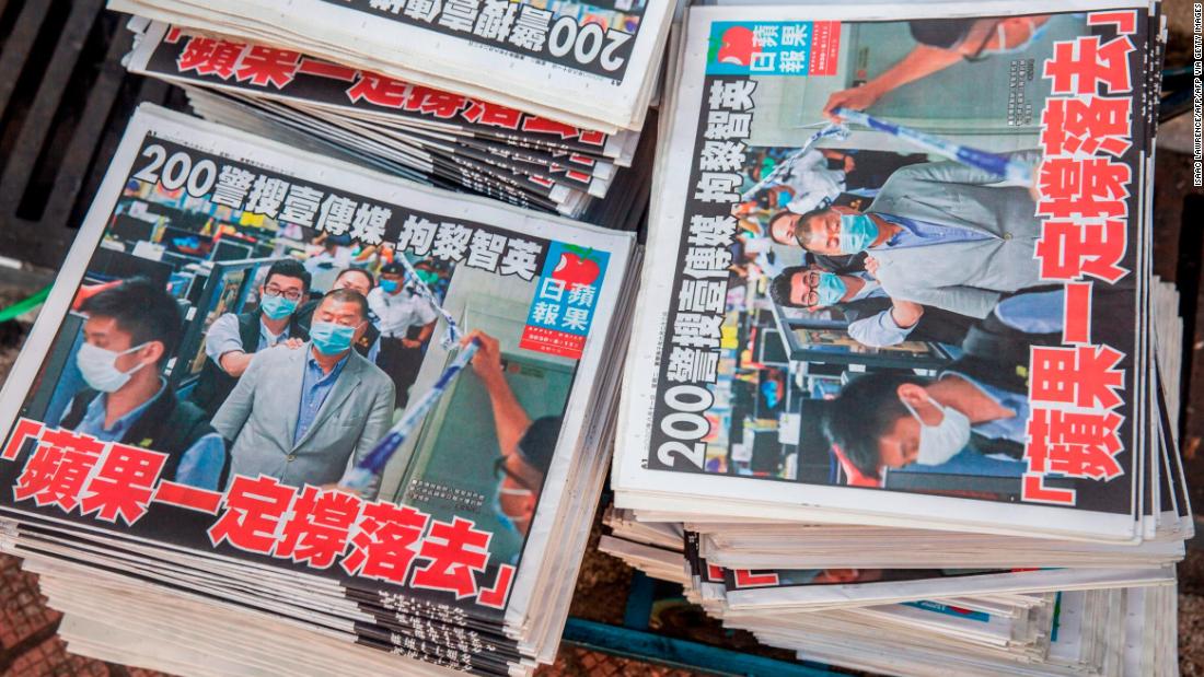 Hong Kong's biggest pro-democracy newspaper Apple Daily to close as Beijing tightens its grip