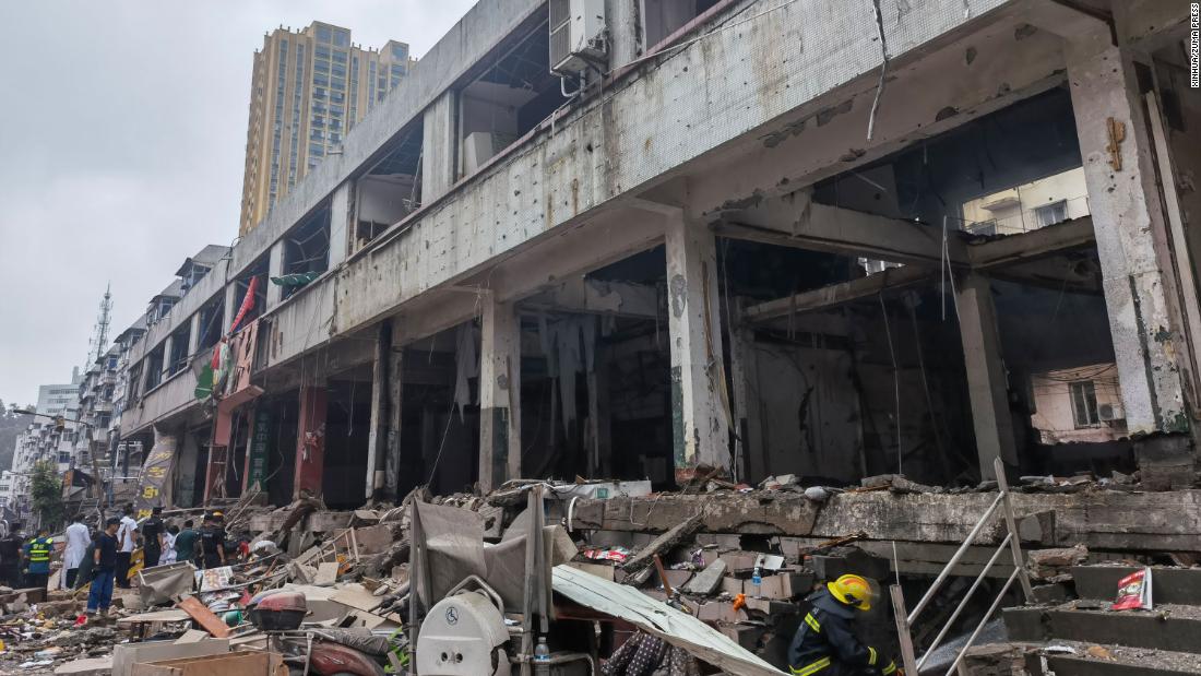 ‘Many’ people trapped after huge gas explosion in central Chinese city