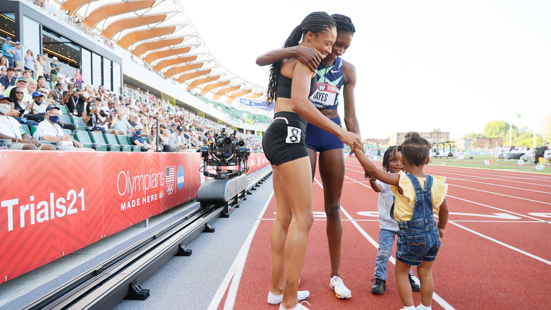 Allyson Felix Qualifies For 5th Olympics In Precious Mommy Moment