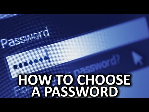 How to Choose a Password