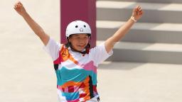 Nishiya Momiji, 13, becomes one of youngest gold medal winners in Olympic history