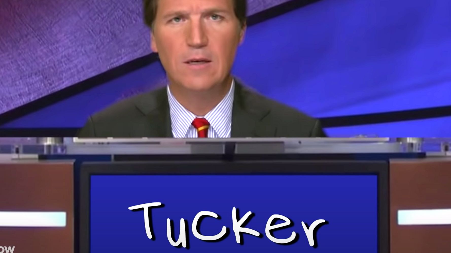 Tucker Carlson’s Appalling Rants Flipped Back On Him In ‘Jeopardy!’ Spoof