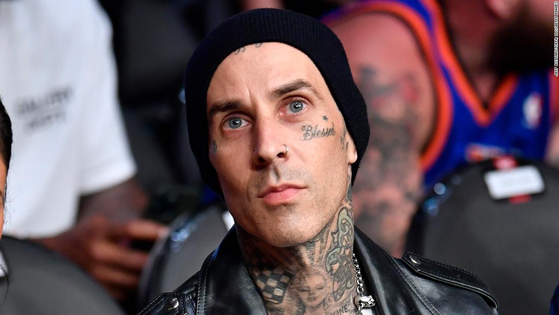 Travis Barker, Blink-182 drummer, takes first flight since deadly 2008 plane crash