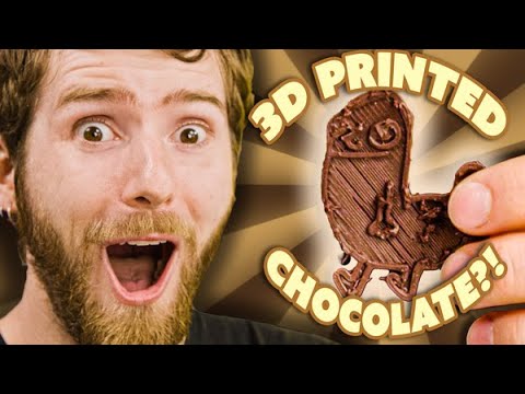 Eating 3D Printed Chocolate!