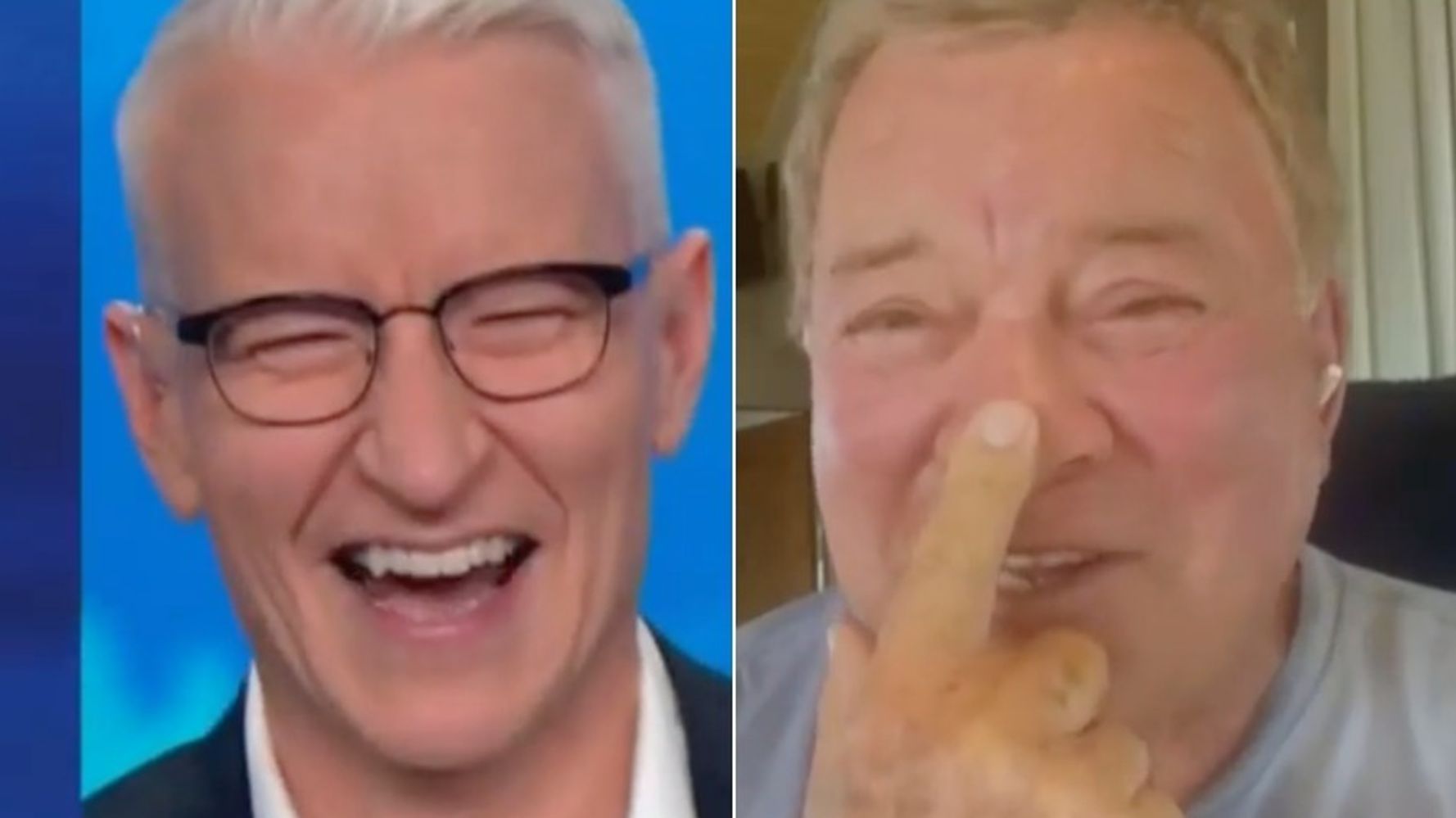 William Shatner’s Space Interview With CNN's Anderson Cooper Takes A Filthy Turn