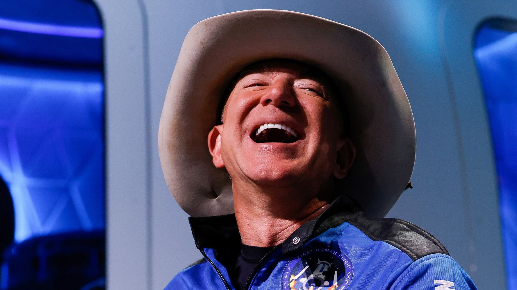 Jeff Bezos Interrupted William Shatner's Profound Speech To Spray Champagne