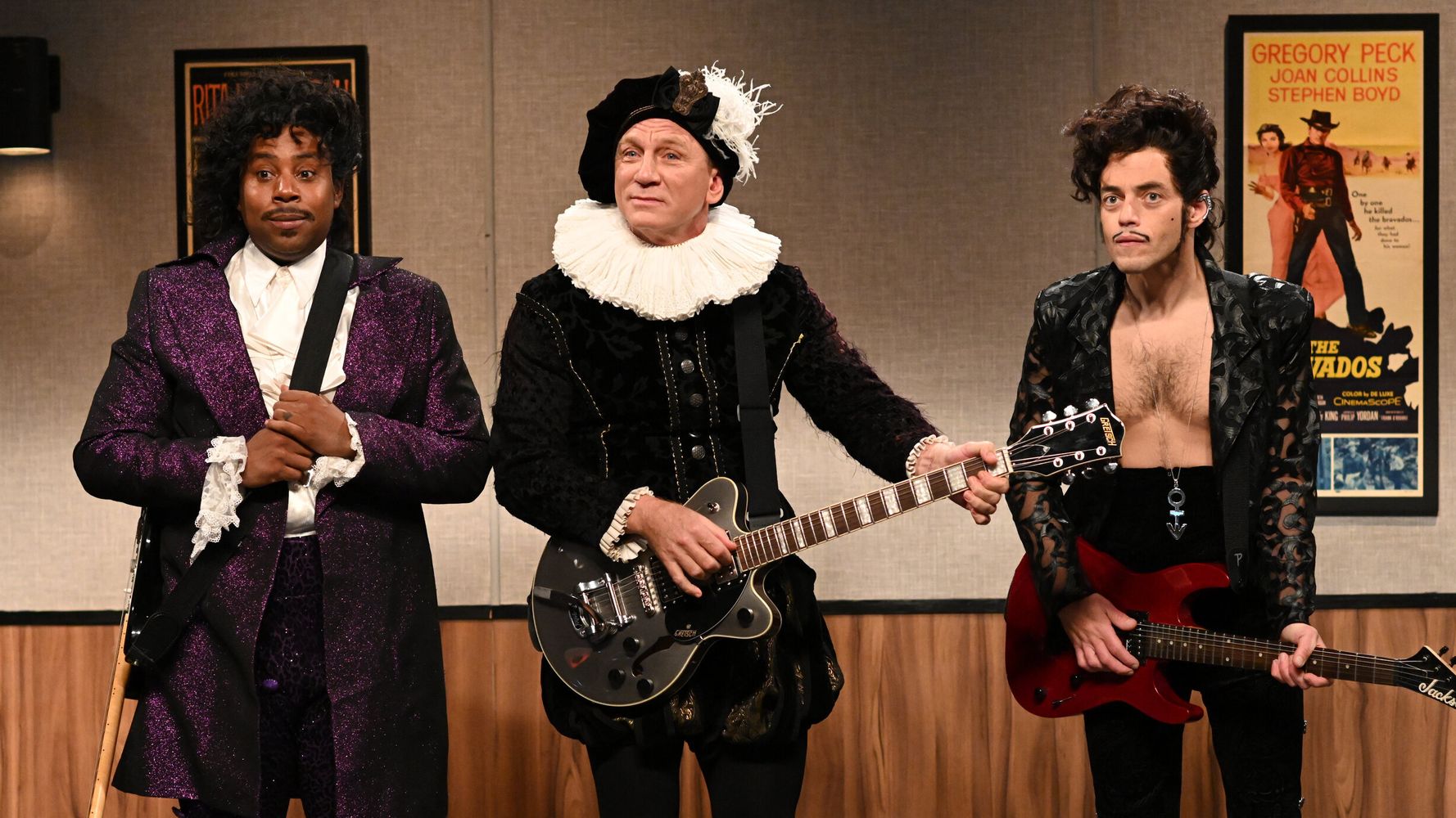 Daniel Craig Crashes Rami Malek's 'SNL' Episode For Prince Audition Sketch