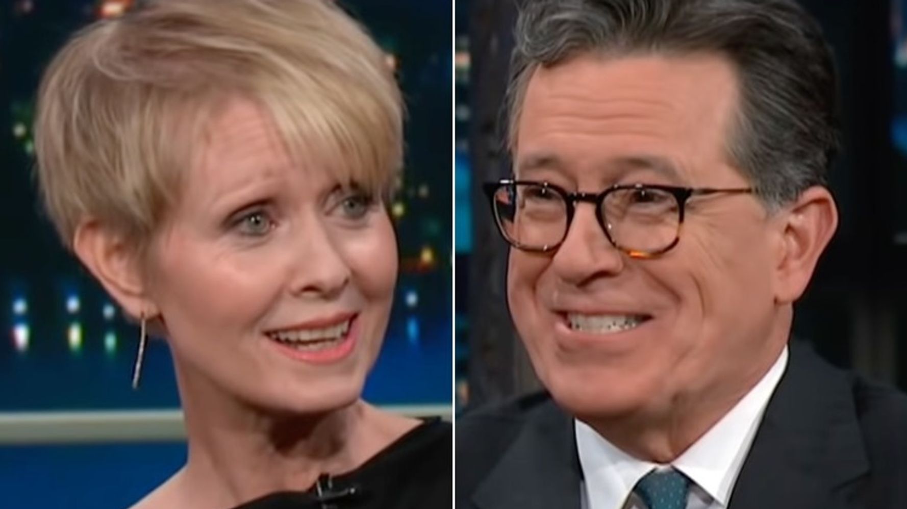 Cynthia Nixon Almost Dated Diarrhea-Stricken Stephen Colbert On ‘Sex And The City’