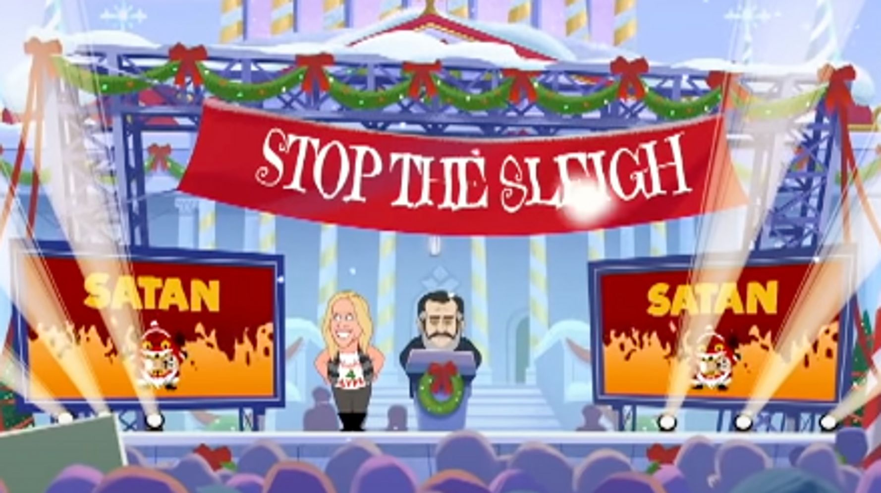 Ted Cruz, Marjorie Taylor Greene Go Full ‘Tinsel-rection’ In Festive Jan. 6 Parody