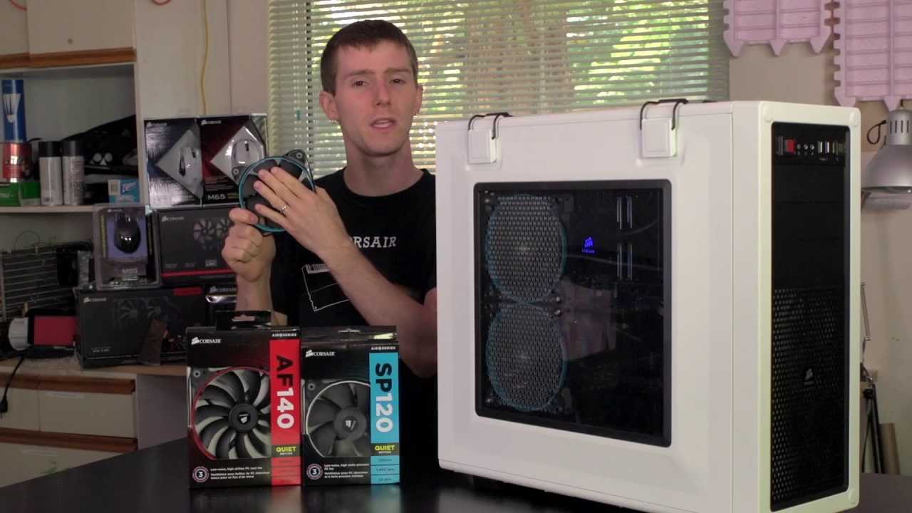 Linus Tech Quickie: Corsair Air Series high static pressure fan demonstration