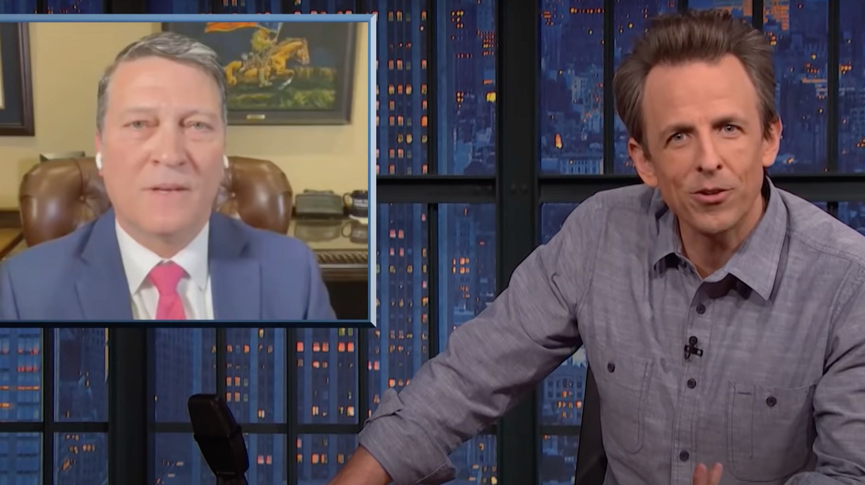 Seth Meyers Gives Donald Trump's Former Doctor A Taste Of His Own Medicine