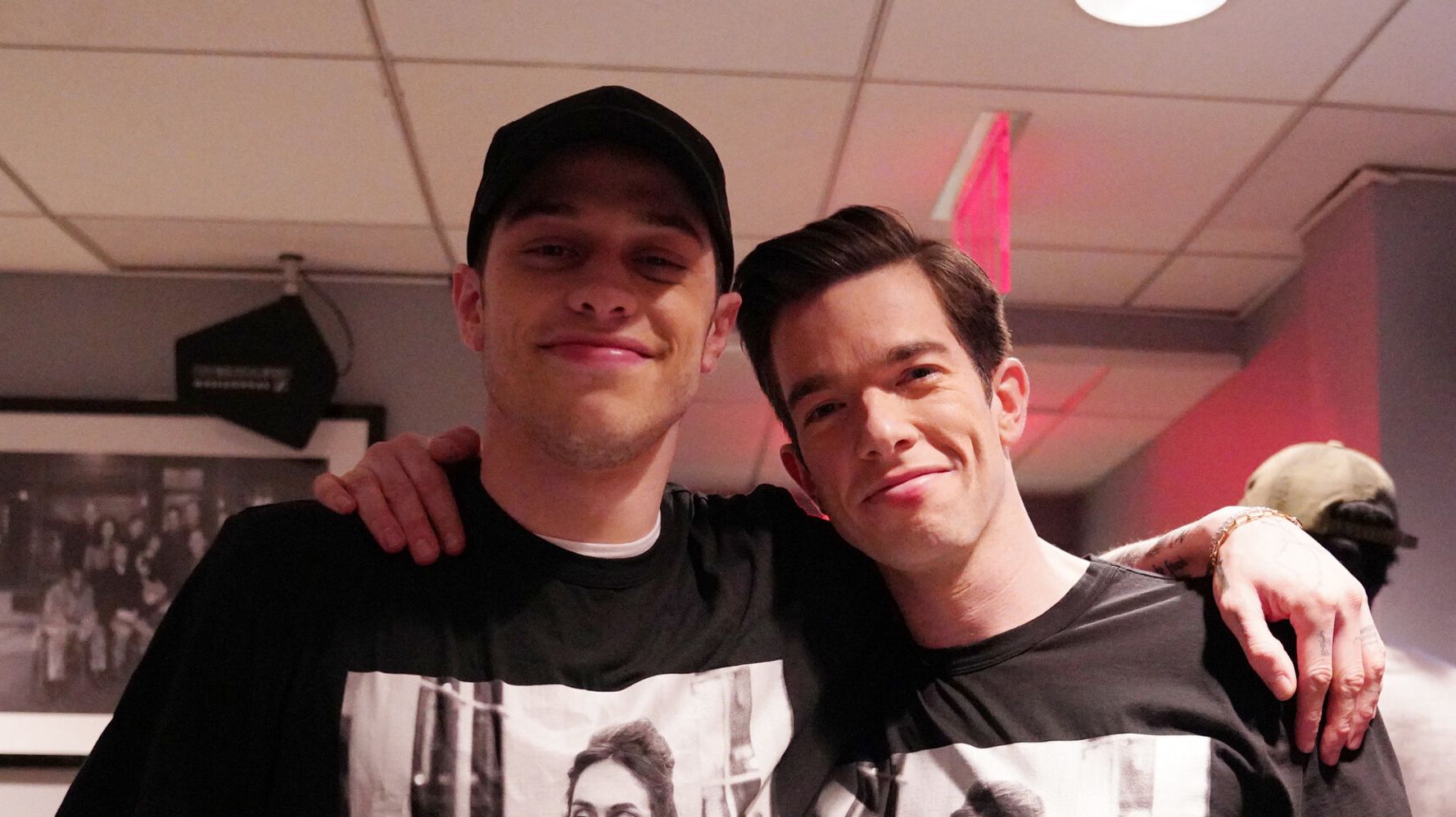 John Mulaney Shares Video Of Pete Davidson Meeting Baby Malcolm