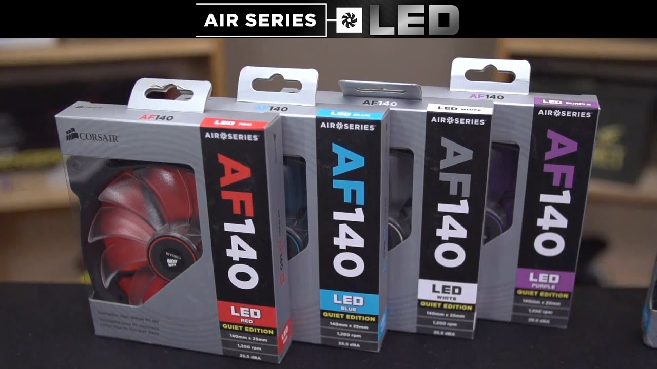 Linus Tech Quickie: Corsair Air Series LED case fans