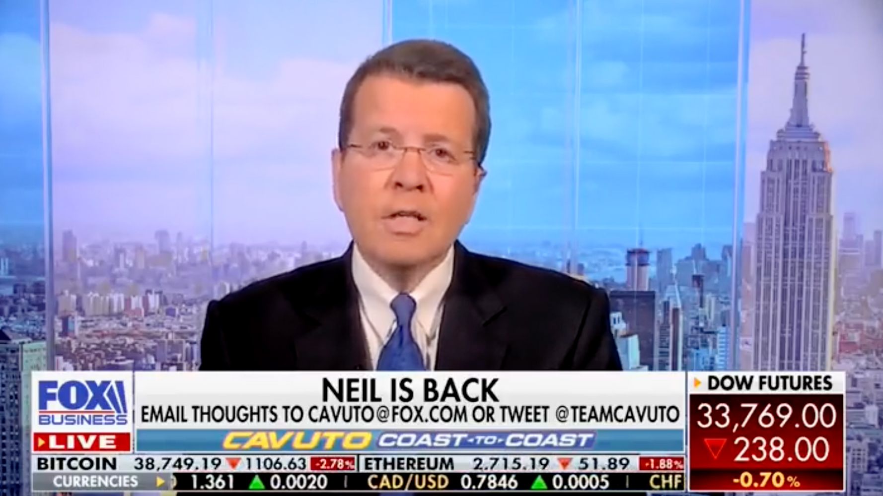 Neil Cavuto Returns To Fox Airwaves, Reveals He Was In ICU With COVID-19