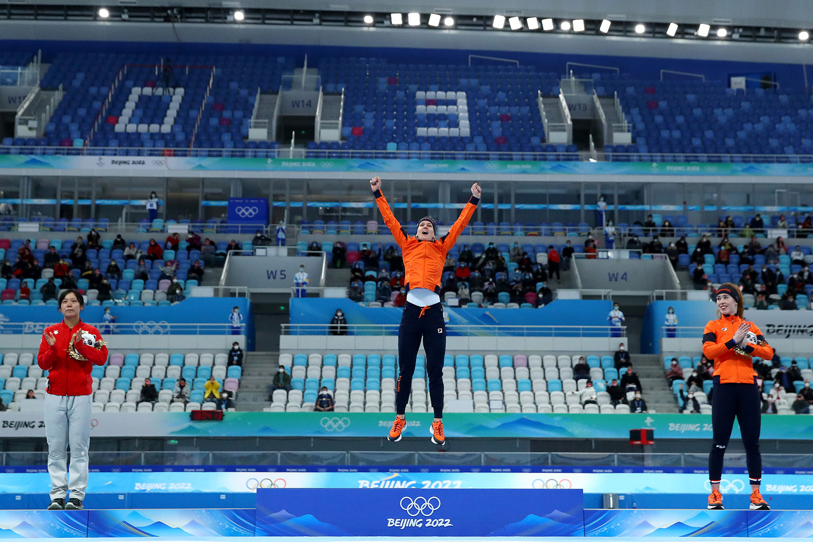 Speed skater Ireen Wüst the first athlete to win individual gold medals at five different Olympics