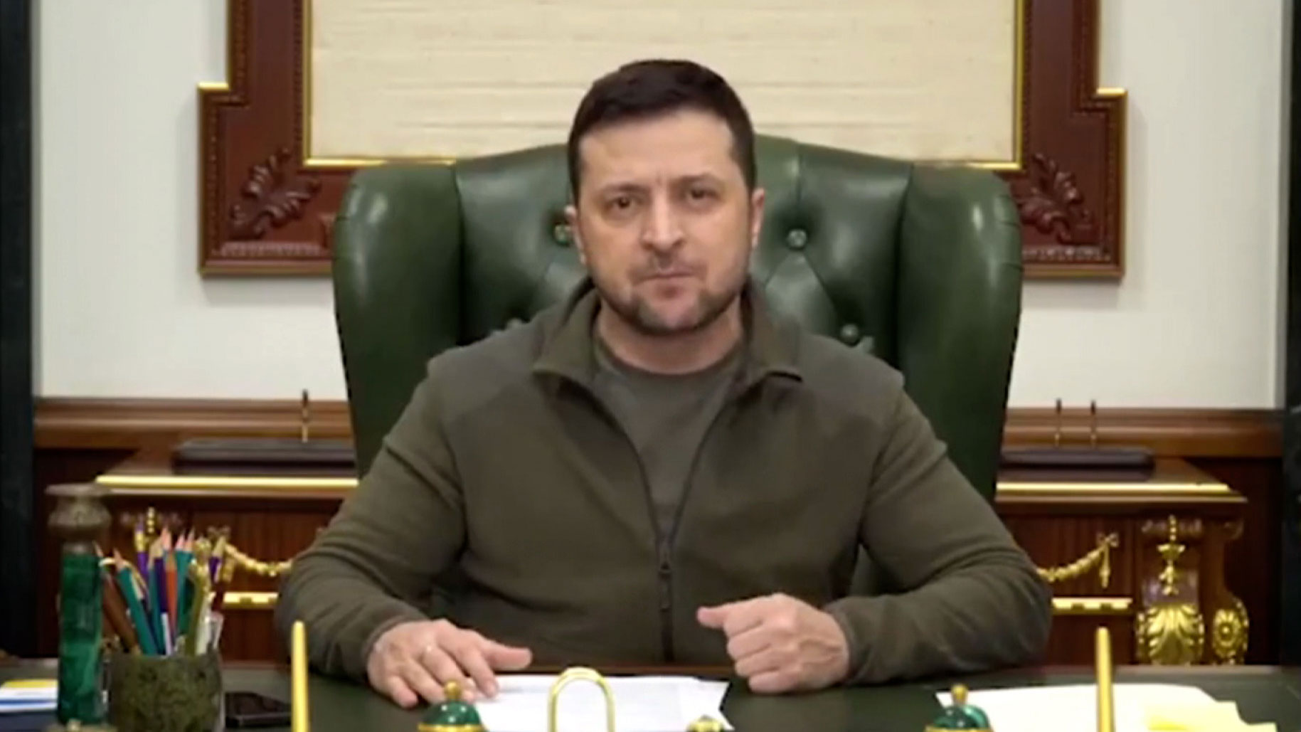 'I'm not afraid of anyone': Read Zelensky's full 9-minute speech to Ukraine