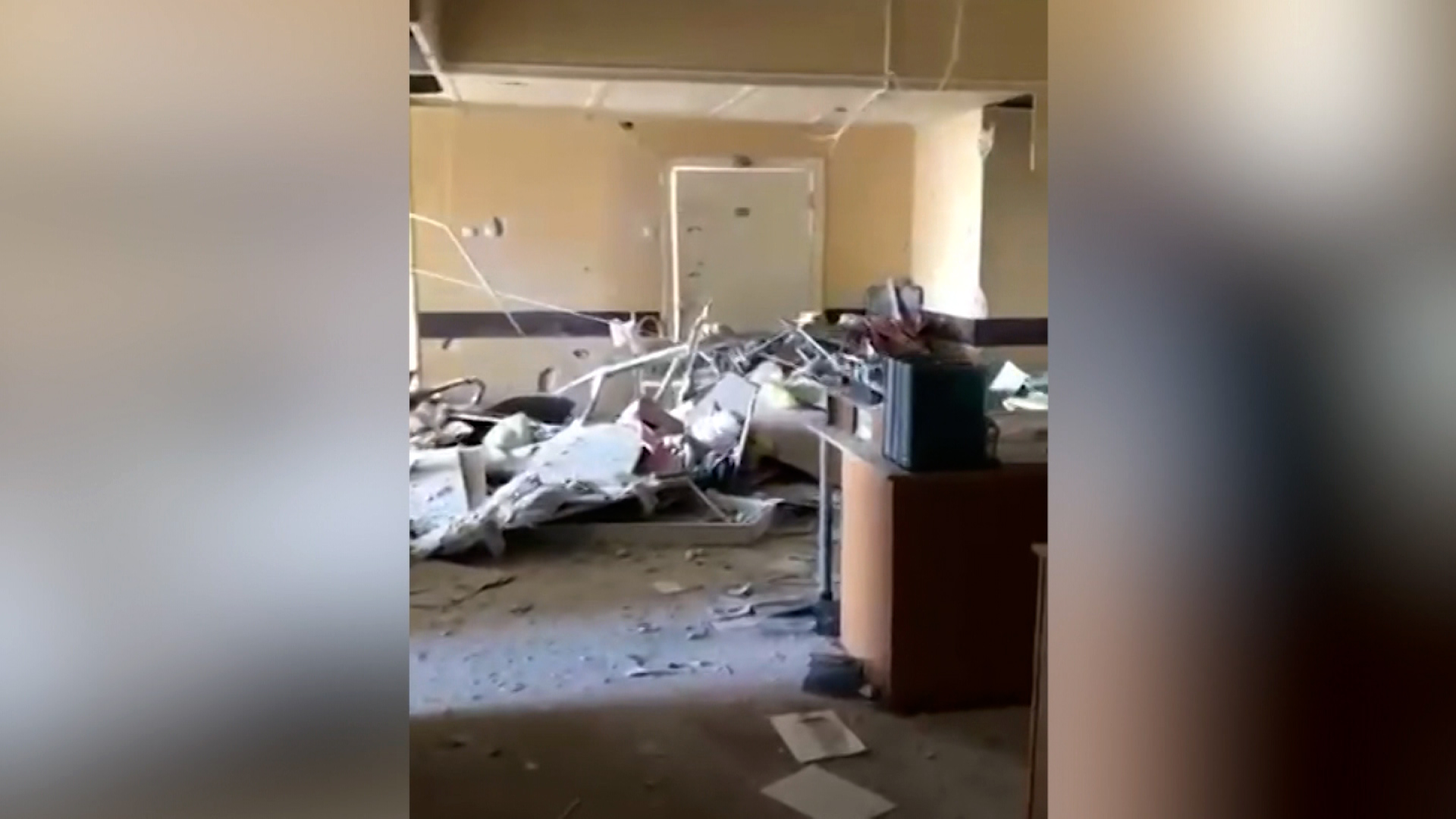 Russian strike causes 'significant' damage at hospital