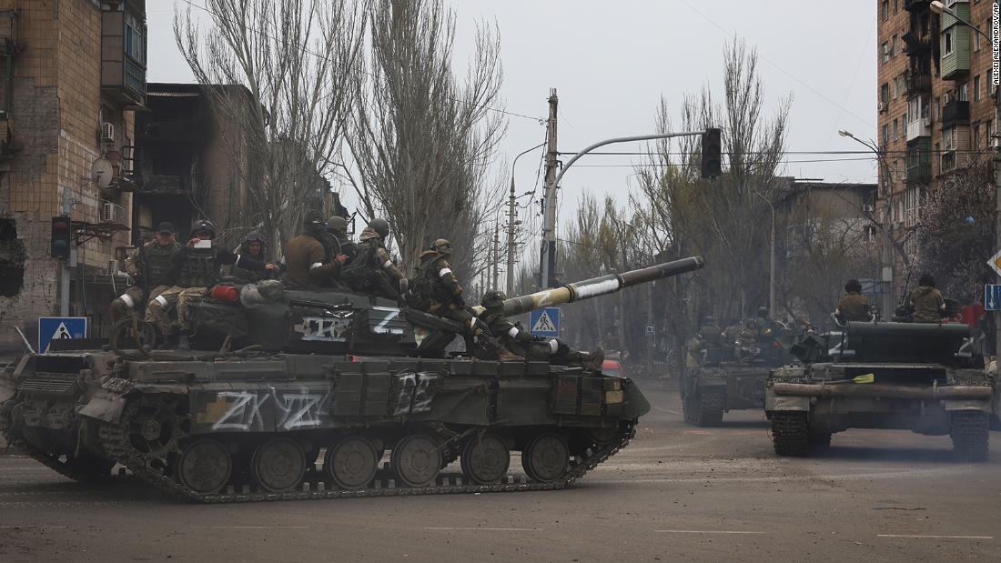 Russia is 'continuously attacking' Mariupol's Azovstal steel plant