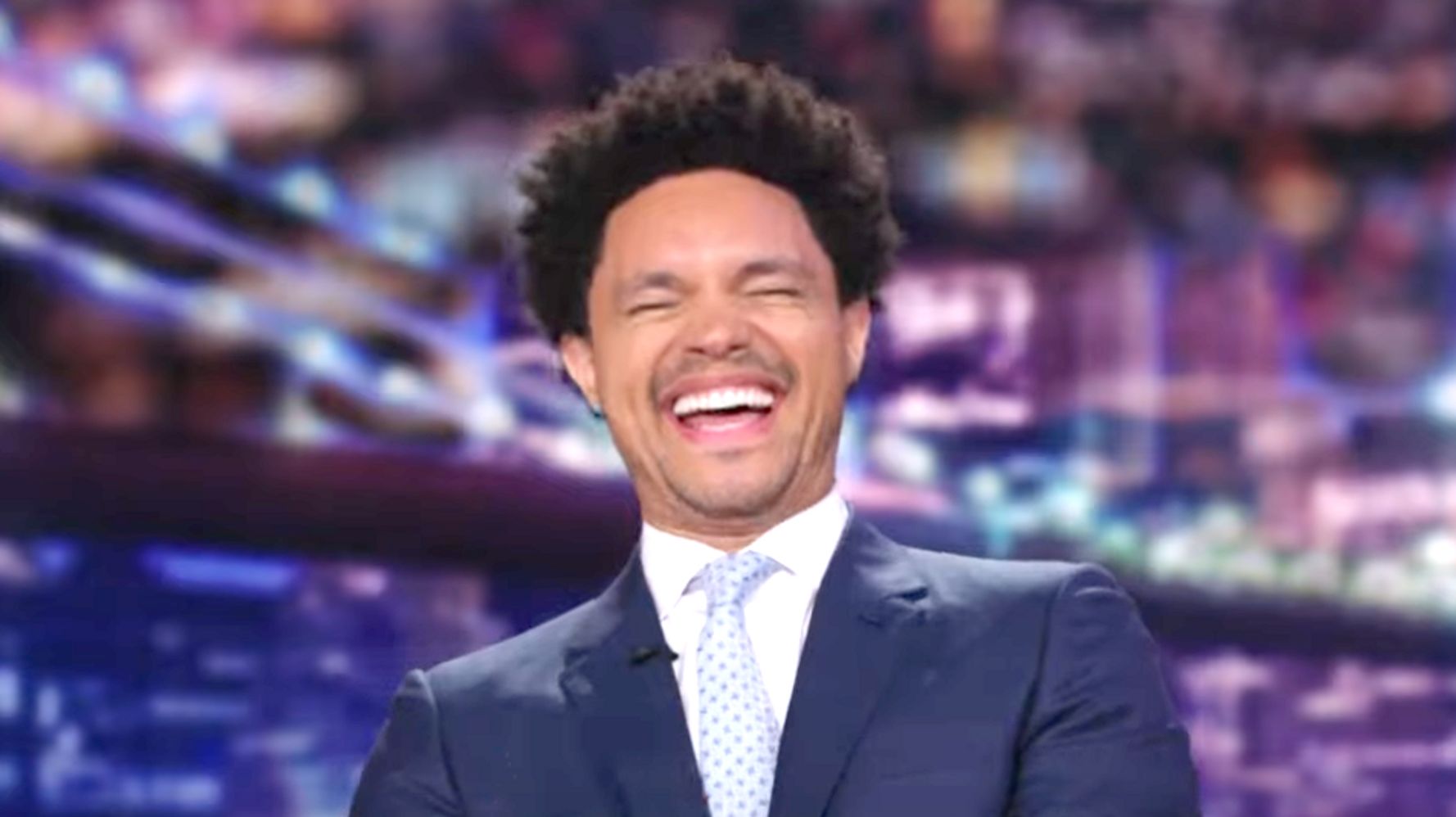 Trevor Noah Loses It After Trump Messes Up The Name Of His Own Platform