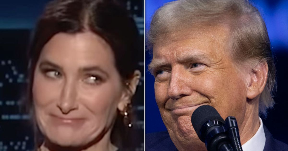 ‘Kimmel’ Guest Host Kathryn Hahn Has X-Rated Comeback To Trump's Weird Challenge