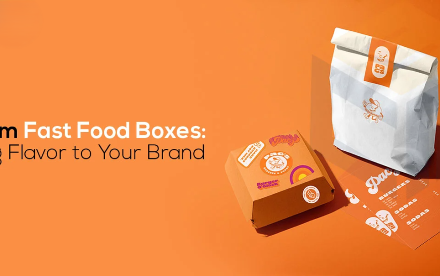 Modern Graphics for Stylish Custom Fast Food Boxes